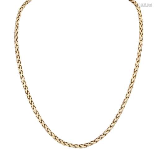 Collier chain with individual jewelry clasp with diamond ca....