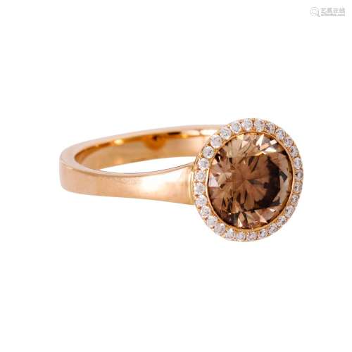 Ring with diamond of ca. 2,2 ct,