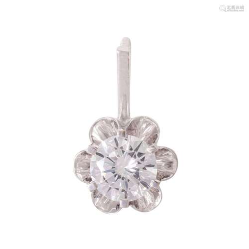 Solitaire pendant with diamond of approx. 1.15 ct,