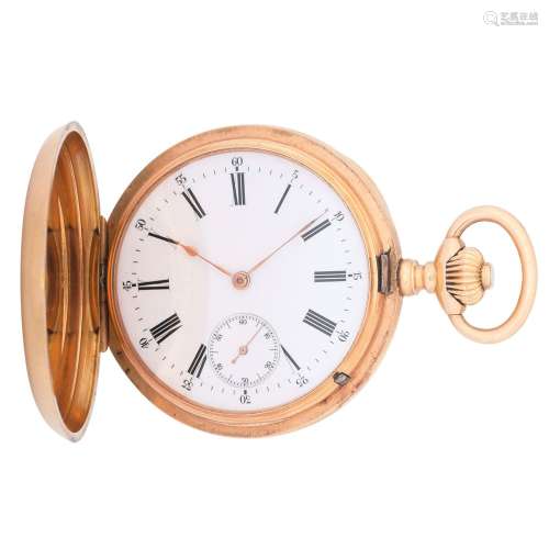 J. J. BADOLLET Genéve heavy goldsavonette pocket watch for R...