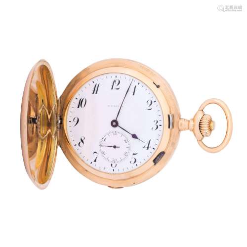 ZENITH very rare complicated Savonette pocket watch with min...