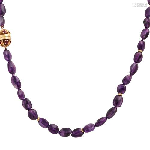 Long Amethystkette