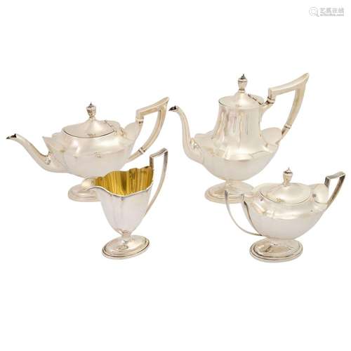 GORHAM "Four-piece tea and coffee service" sterlin...