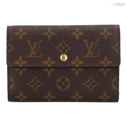 LOUIS VUITTON Wallet "PORTE TRESOR", coll.: 2004.