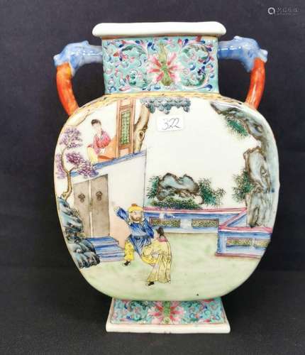 VASE WITH GALANT SCENES