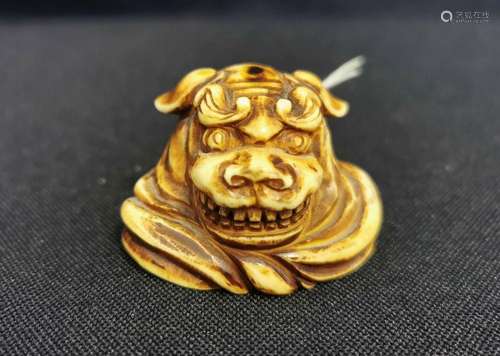 NETSUKE: SHISHI HEAD