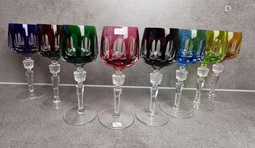 8 RODERS / WINE GLASSES