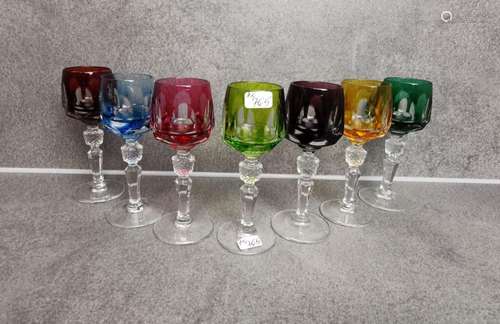 7 RODERS / LIQUEUR GLASSES