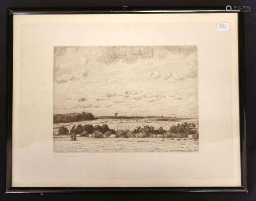 HANS RICHARD VON VOLKMANN ETCHING