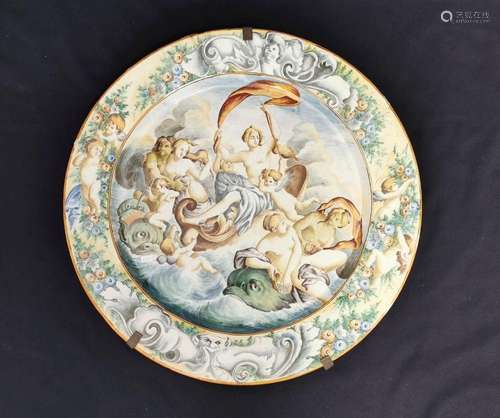 LARGE ITALIAN WALL PLATE