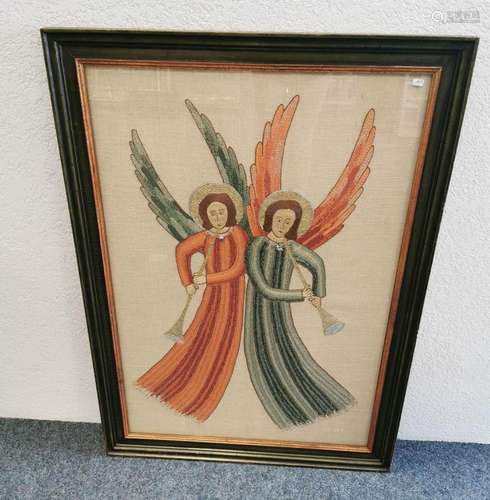 EMBROIDERY "TROMBONE ANGEL