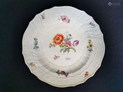 MEISSEN PLATE "NEUBRANDENSTEIN"