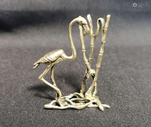 MINIATURE SILVER: FLAMINGO