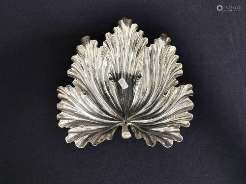 LARGE BUCCELLATI LEAF BOWL "ACANTHUS LEAF"