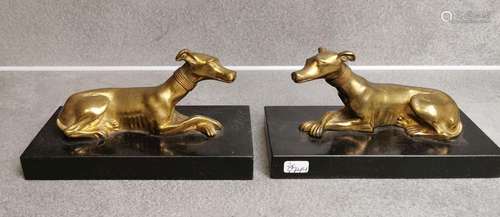 SCULPTURES "GREYHOUNDS"