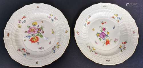 2 PLATES "NEUBRANDENSTEIN"