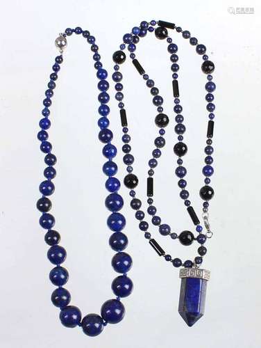 2 Lapislazuli Colliers