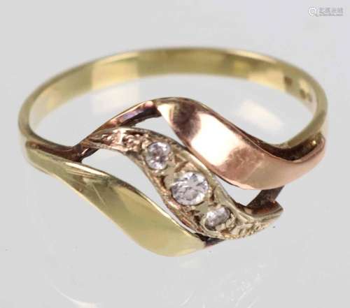 Zirkonia Ring - GG/RG 585