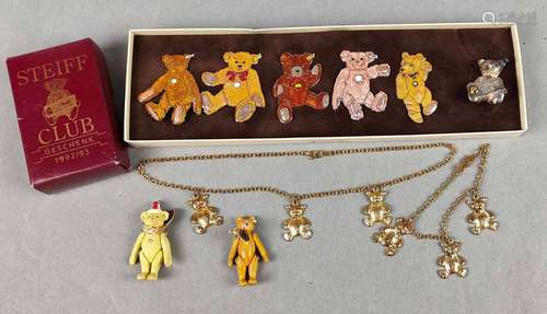 Seiff Teddy Pin-Set u.a.