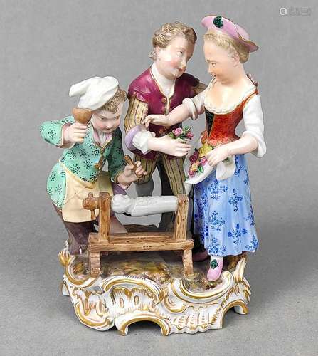 Meissen Figurengruppe um 1820