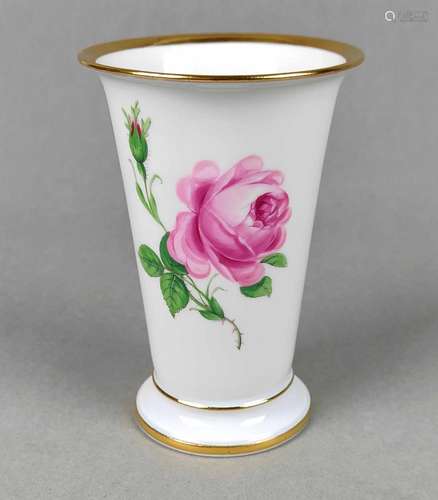 Meissen Trichtervase *Rote Rose*