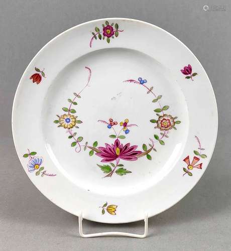 Meissen Marcolini Teller *Indisch Malerei* 1774/1813