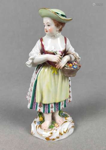 Meissen Figur Gärtnerkind