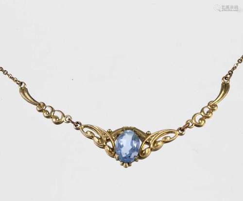 Golddoublé Collier 1920er Jahre