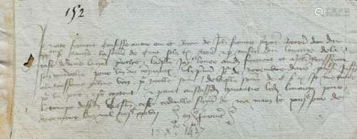 MAINE-ET-LOIRE. Pièce manuscrite signée Marc Fromont. [Anger...