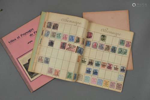 TIMBRES DU MONDE. Petite collection de timbres oblitérés, co...