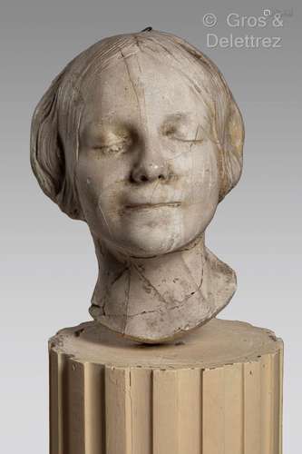 Masque mortuaire de l’Inconnue de la Seine<br />
Épreuve en ...