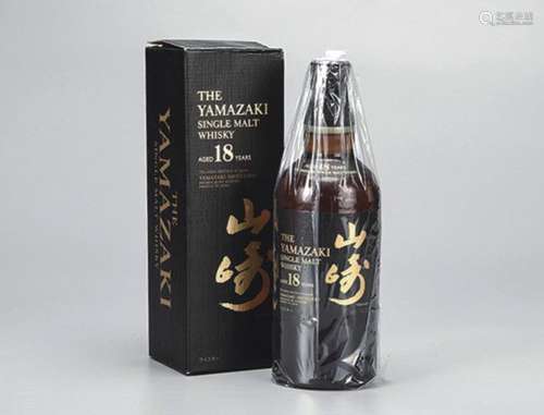 旧版日本山崎18年单一麦芽特级威士忌43度