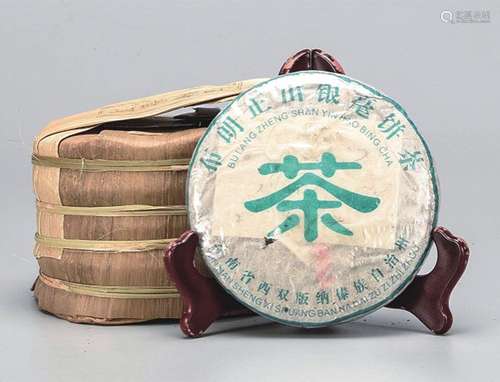 2008年  布朗正山银毫普洱生茶