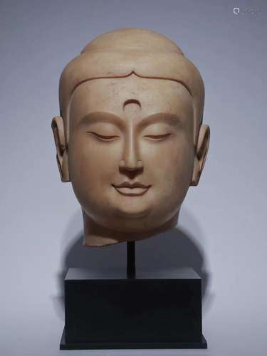 White Jade Buddha Head