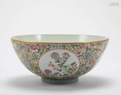 Qing Dynasty pastel bowl