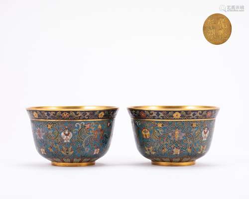 Cloisonne Bowl of the Qing Dynasty