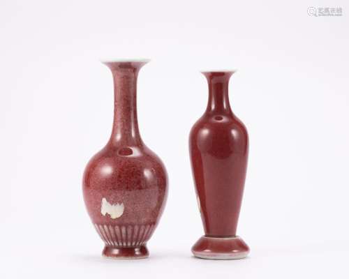 Qing Dynasty pastel sky globe bottle