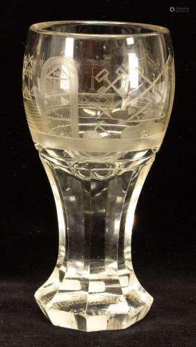 Freimaurer-Logenglas