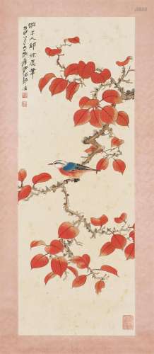 A CHINESE PAINTING OF BIRD