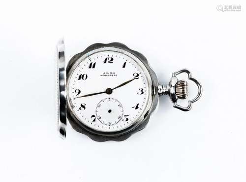 Original reloj saboneta suizo UNION HORLOGERE, en bonita caj...
