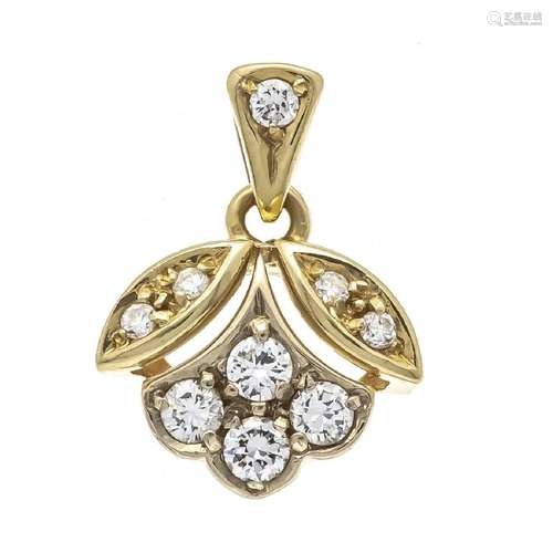 Brilliant pendant GG 585/000 with