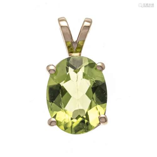 Peridot pendant RG 750/000 with on
