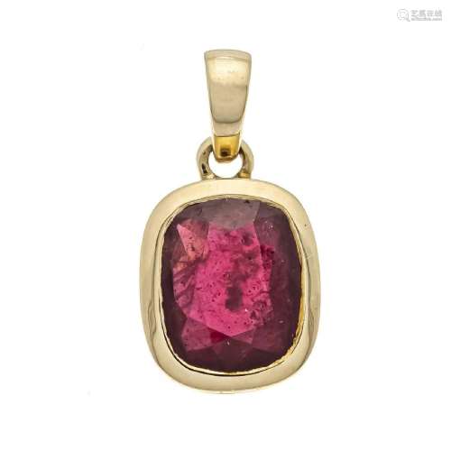Ruby pendant GG 585/000 with one o