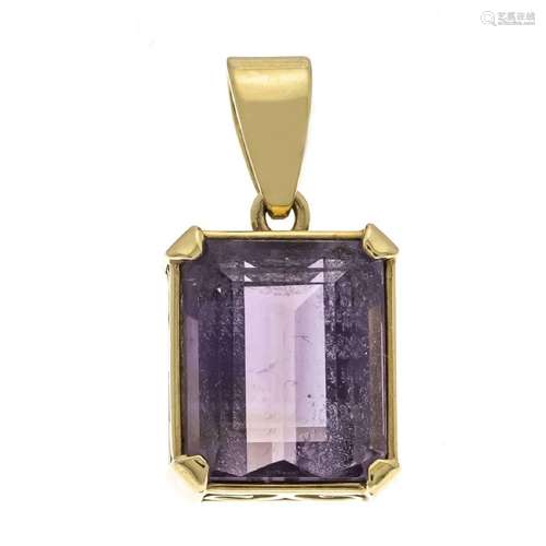 Amethyst pendant GG 750/000 with a