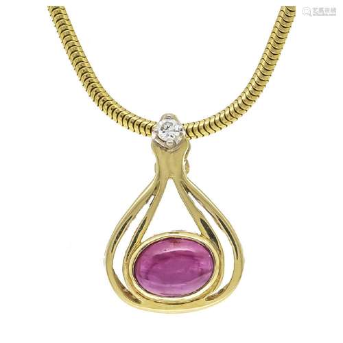 Ruby diamond pendant GG/WG 585/000