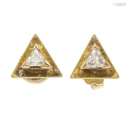 Diamond stud earrings GG 585/000 w