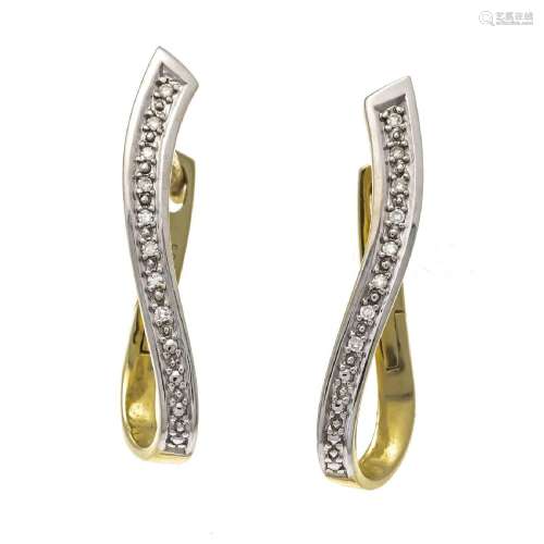 Vintage diamond earrings GG/WG 585