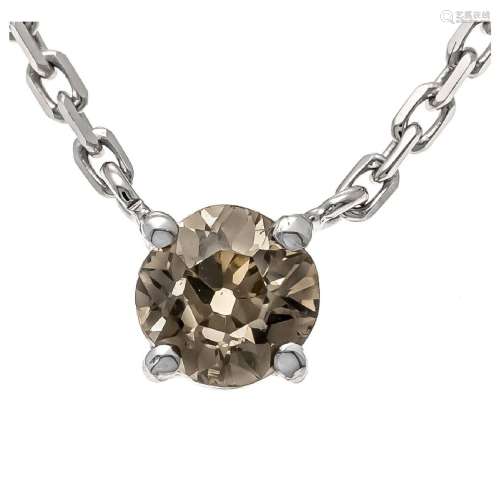 Old cut diamond necklace WG 750/00