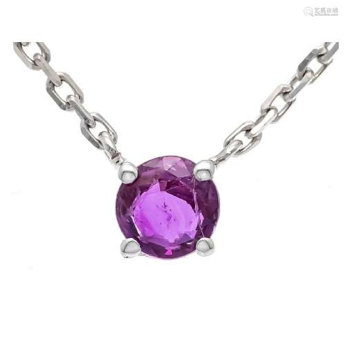 Ruby necklace WG 750/000 with one