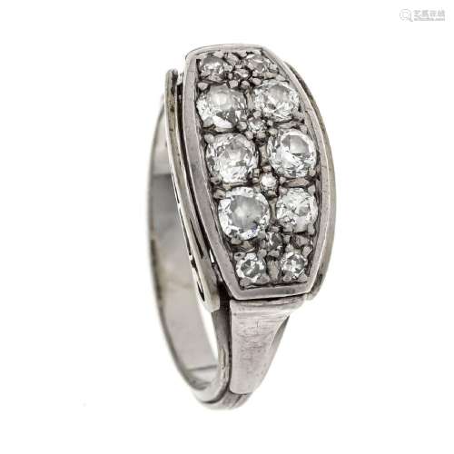 Old cut diamond ring WG 585/000 wi